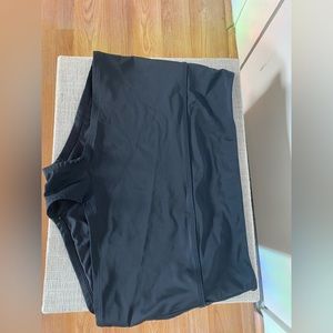 High waisted boy short bikini bottom